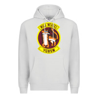 Dove Grey Air Force Wild Weasel YGBSM Premium Hoodie - ArtMosaic
