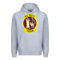 Heather Grey Air Force Wild Weasel YGBSM Premium Hoodie - ArtMosaic