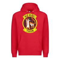Red Air Force Wild Weasel YGBSM Premium Hoodie - ArtMosaic