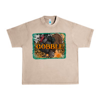 French Oak thanksgiving turkey gobble with background Urban Heavy Tee - RanaPortraitStore