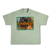 Oil Green thanksgiving turkey gobble with background Urban Heavy Tee - RanaPortraitStore