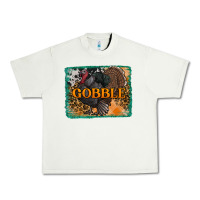Pistachio thanksgiving turkey gobble with background Urban Heavy Tee - RanaPortraitStore