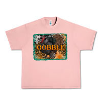 Salmon thanksgiving turkey gobble with background Urban Heavy Tee - RanaPortraitStore