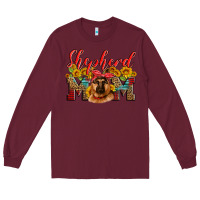 Burgundy german shepherd mom Long Sleeve Tee - Artiststas