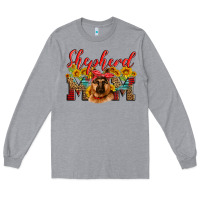 Heather Grey german shepherd mom Long Sleeve Tee - Artiststas
