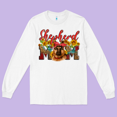 German Shepherd Mom Long Sleeve Tee Designed By Artiststas