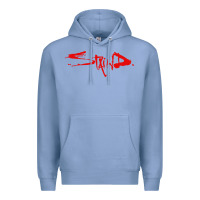 Colony Blue staind Premium Hoodie - ArtMosaic