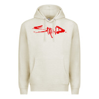 Oatmeal Heather staind Premium Hoodie - ArtMosaic