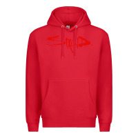 Red staind Premium Hoodie - ArtMosaic