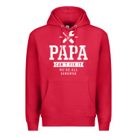 If Papa Can't Fix It We're All Screwed - Fathers Day Premium Hoodie | Teevron