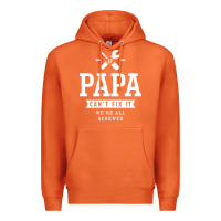 Carrot If Papa Can't Fix It We're All Screwed - Fathers Day Premium Hoodie - ArtMosaic