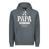 Rock If Papa Can't Fix It We're All Screwed - Fathers Day Premium Hoodie - ArtMosaic