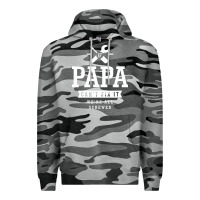 Slate Camo If Papa Can't Fix It We're All Screwed - Fathers Day Premium Hoodie - ArtMosaic
