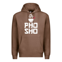 Chestnut pho sho foodie asian food humor chopsticks funny Premium Hoodie - ArtMosaic