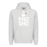 Dove Grey pho sho foodie asian food humor chopsticks funny Premium Hoodie - ArtMosaic