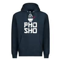 Navy pho sho foodie asian food humor chopsticks funny Premium Hoodie - ArtMosaic