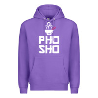 Purple pho sho foodie asian food humor chopsticks funny Premium Hoodie - ArtMosaic