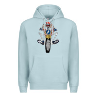 Blue Mist grateful motor ber Premium Hoodie - ArtMosaic