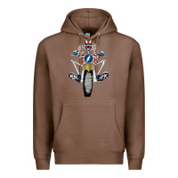 Chestnut grateful motor ber Premium Hoodie - ArtMosaic