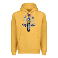 Mustard grateful motor ber Premium Hoodie - ArtMosaic