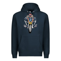 Navy grateful motor ber Premium Hoodie - ArtMosaic