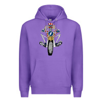 Purple grateful motor ber Premium Hoodie - ArtMosaic