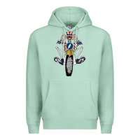 Seafoam grateful motor ber Premium Hoodie - ArtMosaic