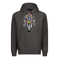 Smoke grateful motor ber Premium Hoodie - ArtMosaic