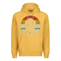 Mustard Golden Retriever Dog Life is golden retro vintage Premium Hoodie - ArtMosaic