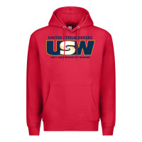 Cardinal United Steelworkers - Unity and Strength for Worke Premium Hoodie - ArtMosaic