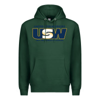 Sports Green United Steelworkers - Unity and Strength for Worke Premium Hoodie - ArtMosaic