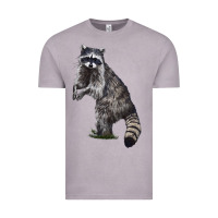 Vintage Zinc Raccoon Illustrations Vintage Tee - LillyAllenDesigns