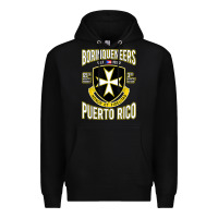 Black Borinqueneers Puerto Rico Flag Honor Et Fidelitas Premium Hoodie - ArtMosaic