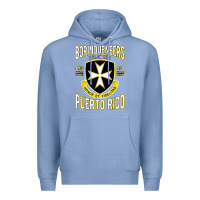 Colony Blue Borinqueneers Puerto Rico Flag Honor Et Fidelitas Premium Hoodie - ArtMosaic