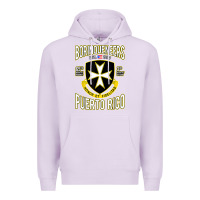Lilac Borinqueneers Puerto Rico Flag Honor Et Fidelitas Premium Hoodie - ArtMosaic