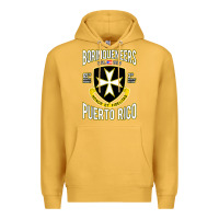 Mustard Borinqueneers Puerto Rico Flag Honor Et Fidelitas Premium Hoodie - ArtMosaic
