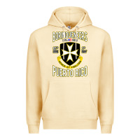 Pina Colada Borinqueneers Puerto Rico Flag Honor Et Fidelitas Premium Hoodie - ArtMosaic