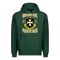 Sports Green Borinqueneers Puerto Rico Flag Honor Et Fidelitas Premium Hoodie - ArtMosaic
