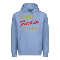 Colony Blue forty fvckin' niners Premium Hoodie - ArtMosaic