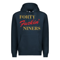 Navy forty fvckin' niners Premium Hoodie - ArtMosaic