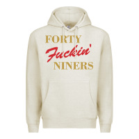 Oatmeal Heather forty fvckin' niners Premium Hoodie - ArtMosaic
