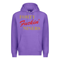 Purple forty fvckin' niners Premium Hoodie - ArtMosaic