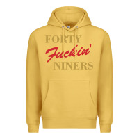 Antique Gold forty fvckin' niners Premium Hoodie - ArtMosaic