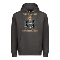 Smoke jesus christian biker never ride alone Premium Hoodie - ArtMosaic