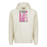Oatmeal Heather Pink Panther Premium Hoodie - ArtMosaic