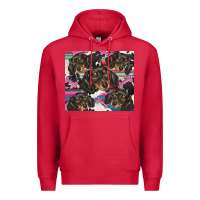 Cardinal dachshund Premium Hoodie - BarkalooDesign