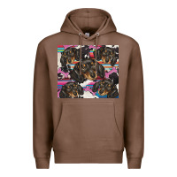 Chestnut dachshund Premium Hoodie - BarkalooDesign