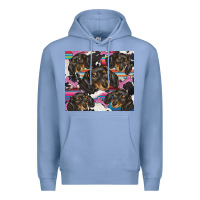 Colony Blue dachshund Premium Hoodie - BarkalooDesign