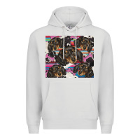 Dove Grey dachshund Premium Hoodie - BarkalooDesign