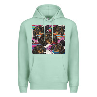 Seafoam dachshund Premium Hoodie - BarkalooDesign